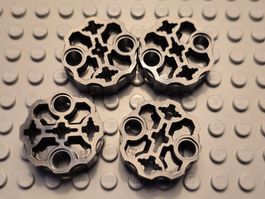 Lego 4x Pin-und Achsverbindung(98585)pearl dark gray