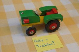 Holz-Traktor!