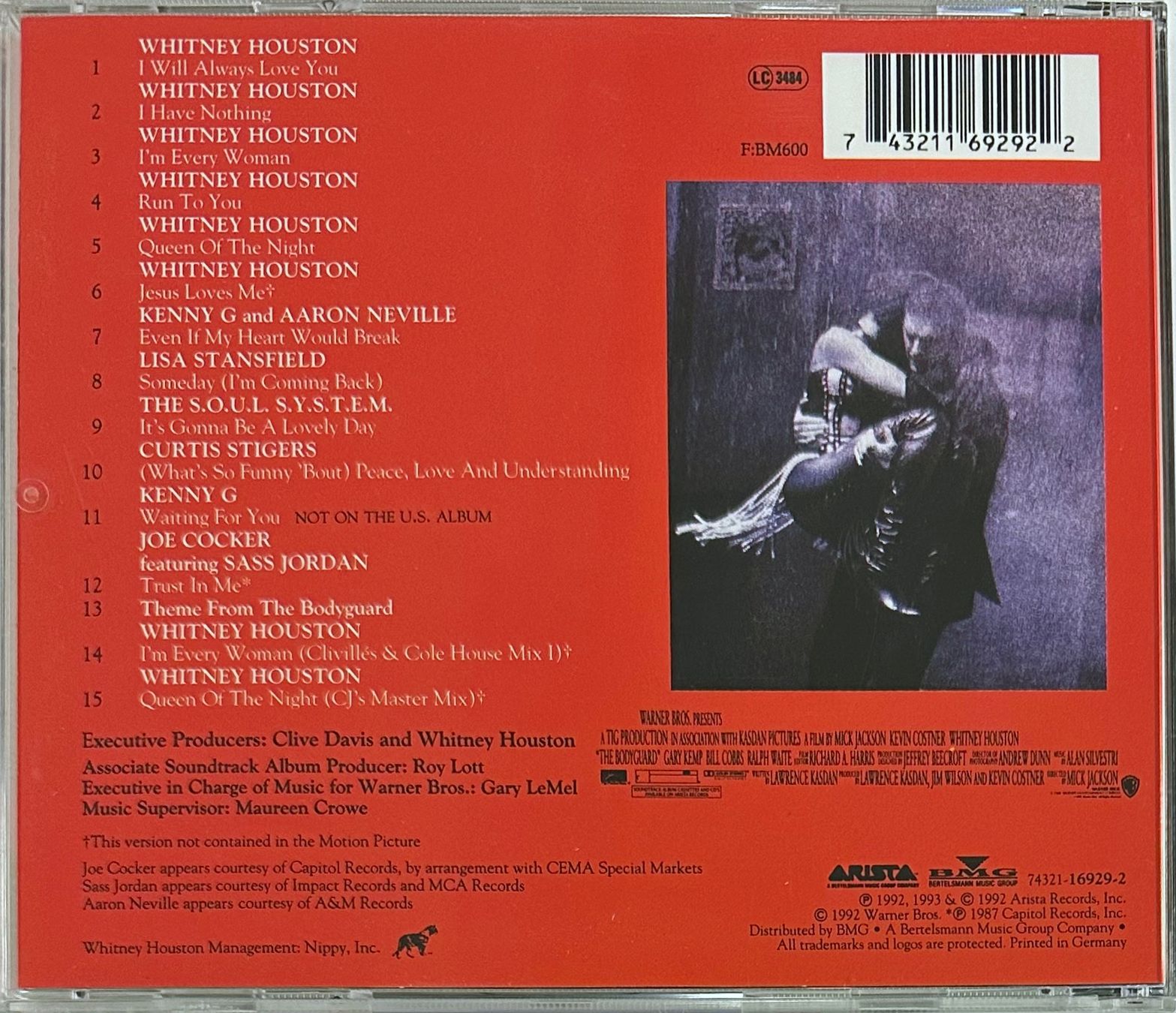 CD: The Bodyguard OST (Commemorative Edition) – Usato da Martigny venduto da jereq 3