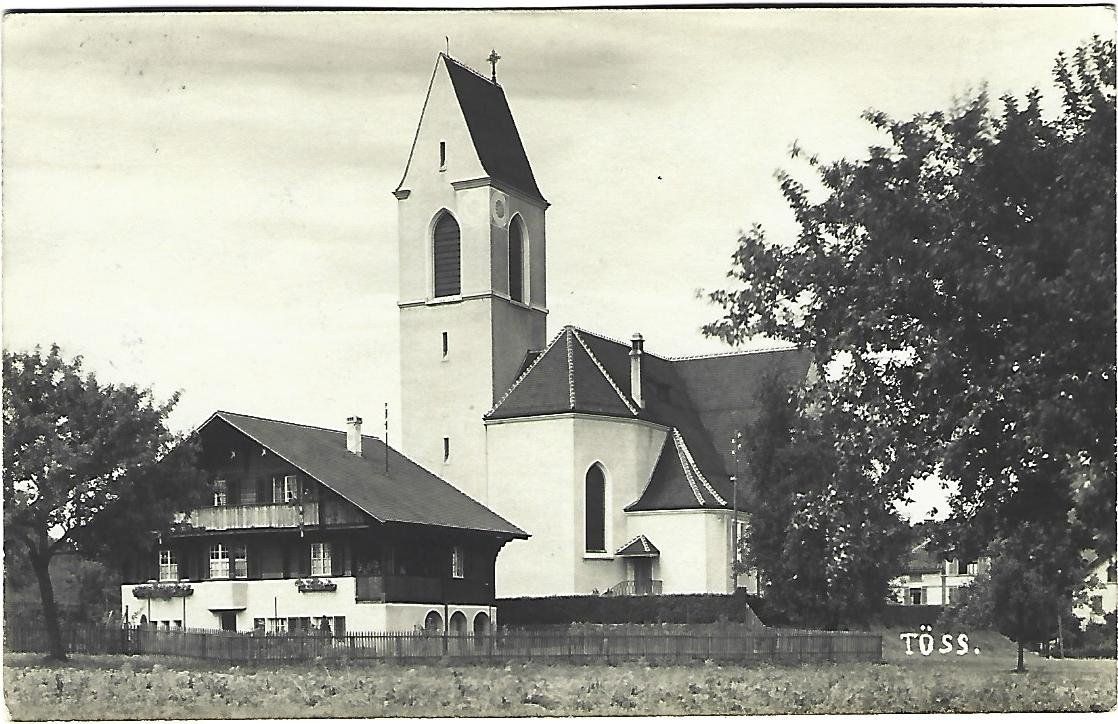 Ansichtskarten: Kirche in Töss Winterthur – Gebraucht aus Wetzikon ZH von Brulu100