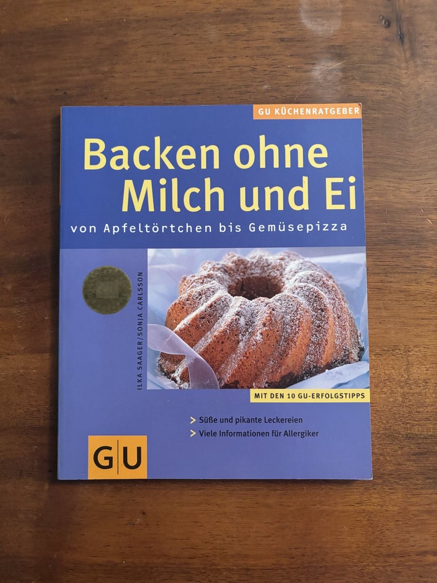 Bücher: Kochbuch Backen ohne Milch und Ei – Gebraucht aus Bern von Osino