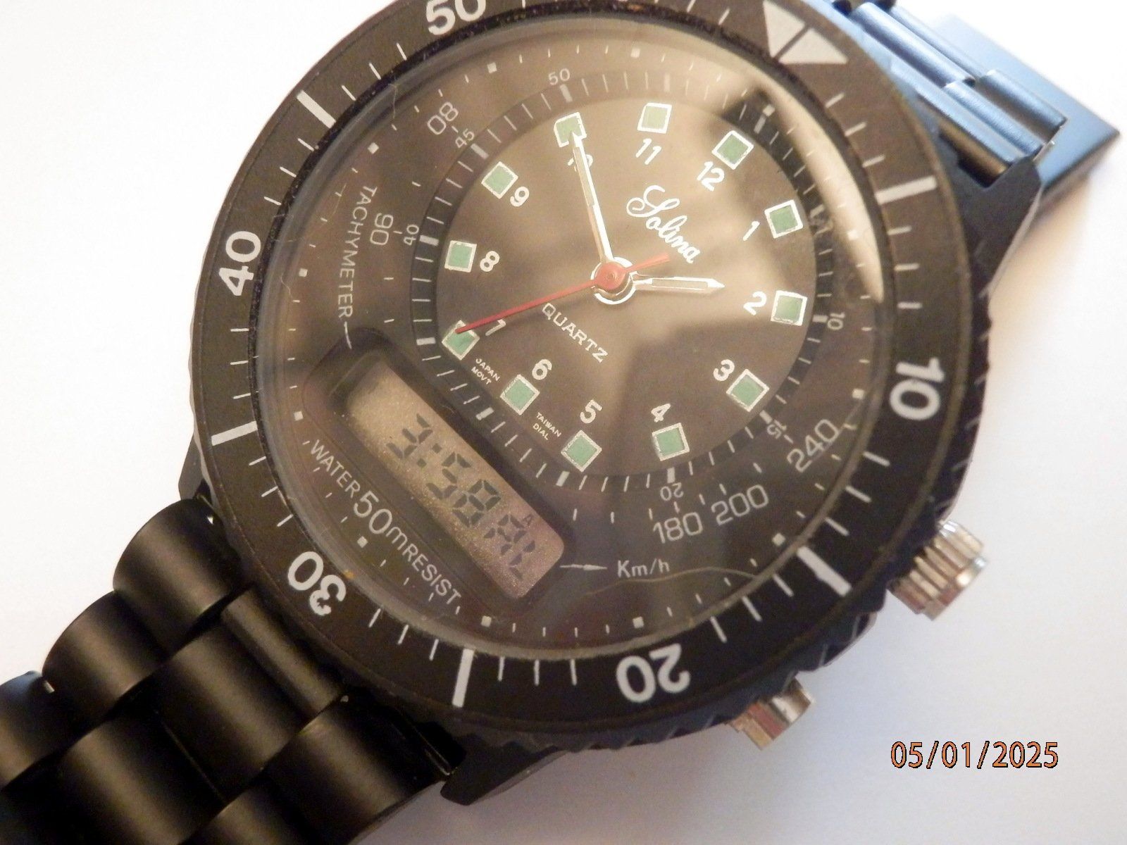 Orologi: Solina, Quartz, Multifunktion, 39mm, digital und analog, neu – Usato da Ueberstorf venduto da dinbau 2