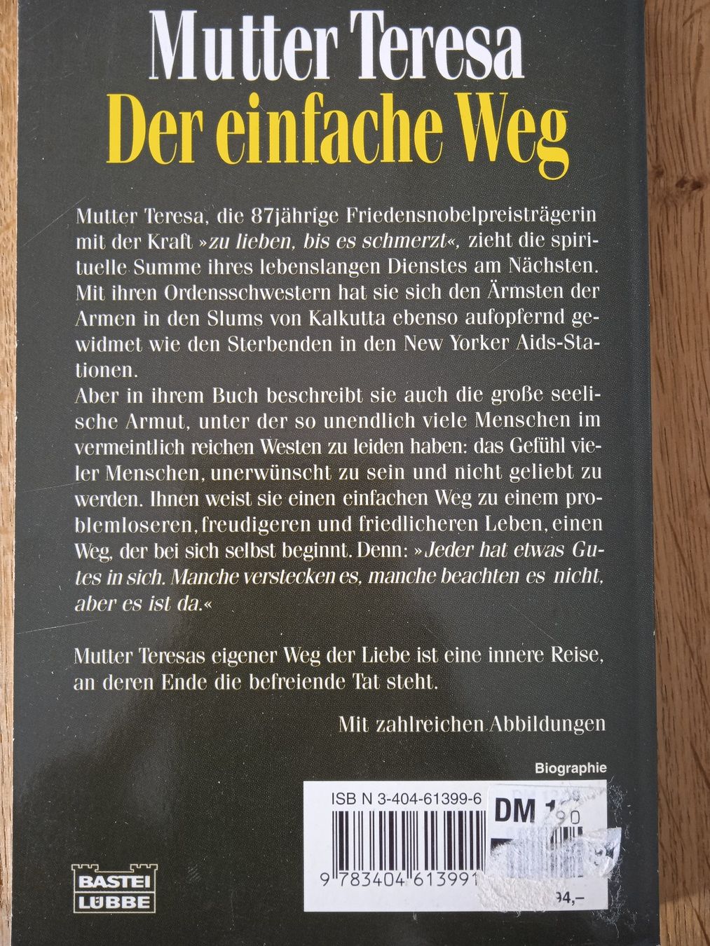 Livres: Mutter Teresa Der einfache Weg – D'occasion à Rothrist par MaSa82 1