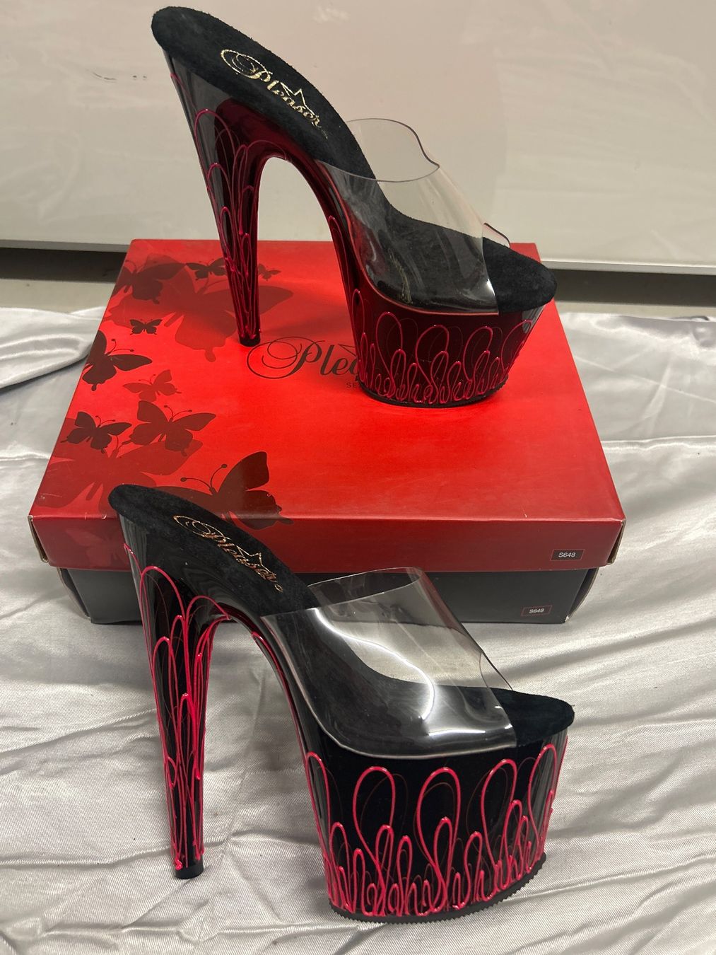 Scarpe da donna: Pleaser Adore Platform Plateau Pole Dance Schuhe Gr 35 Neu – Nuovo e nell'imballaggio originale da Regensdorf venduto da Spyke55