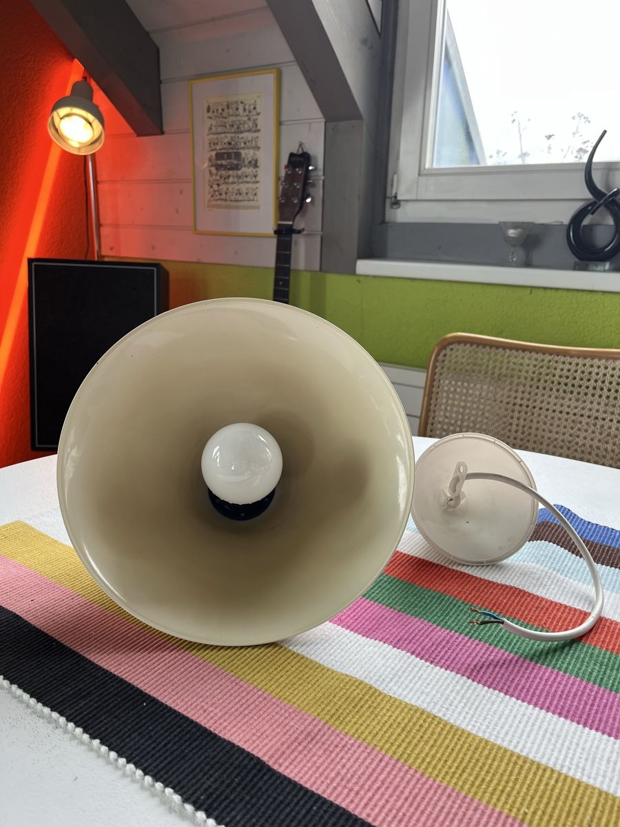Lampadari & plafoniere: Vintage  Hängelampe. Creme 80er – Usato da Stans venduto da Bridges_Vintage 6