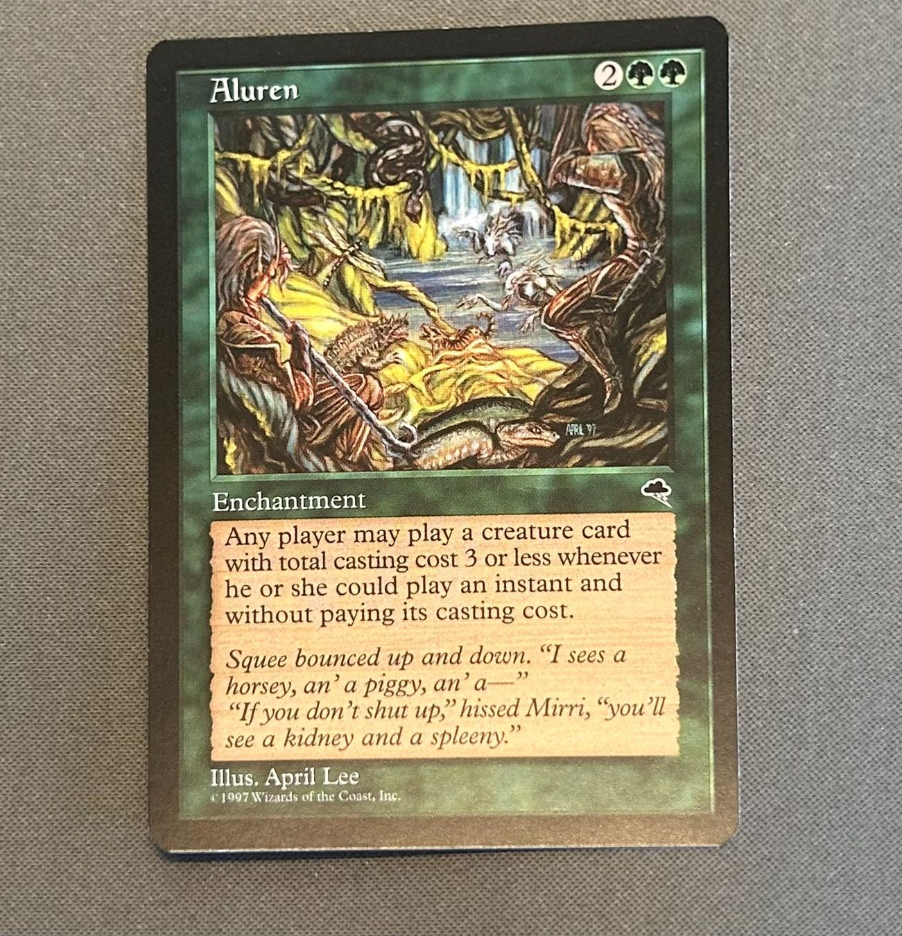 Magic The Gathering Carte collezionabili: MtG Aluren Tempest – Usato da Dübendorf venduto da Baloo81