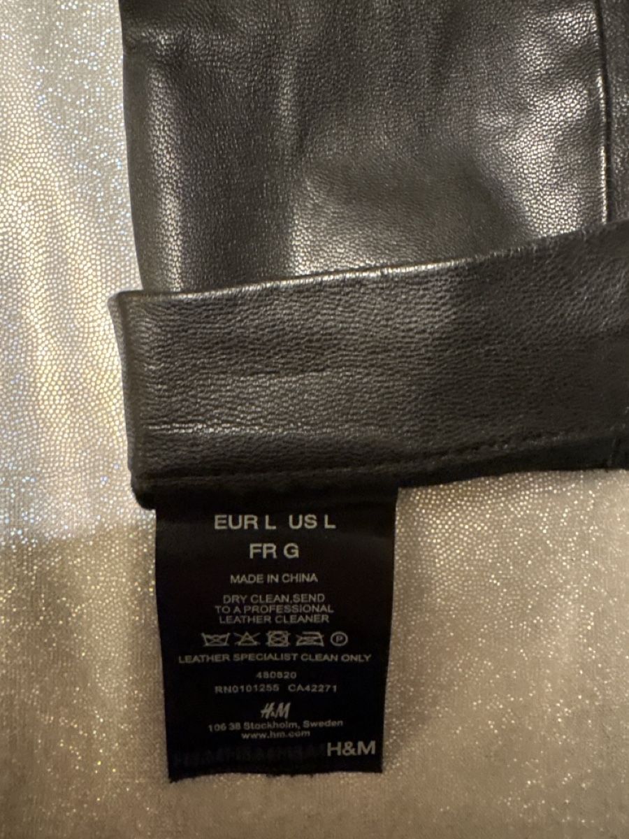 H&M Guanti & manicotti: Handschuhe Leder schwarz Grösse L neu – Nuovo (secondo la descrizione) da St. Gallen venduto da moo_q6pg 2