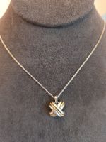 Tiffany & Co. Kette 925 Silber & 750 Gold Anhänger