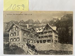 alte Ansichtskarte Kurhaus "Alp Gamperdon", 1913