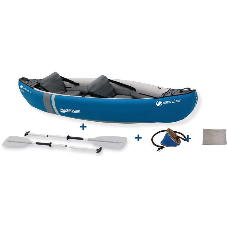 Sevylor Adventure Kajak Kit Set Kayak Boot aufblasbar Kanu (Gebraucht ...