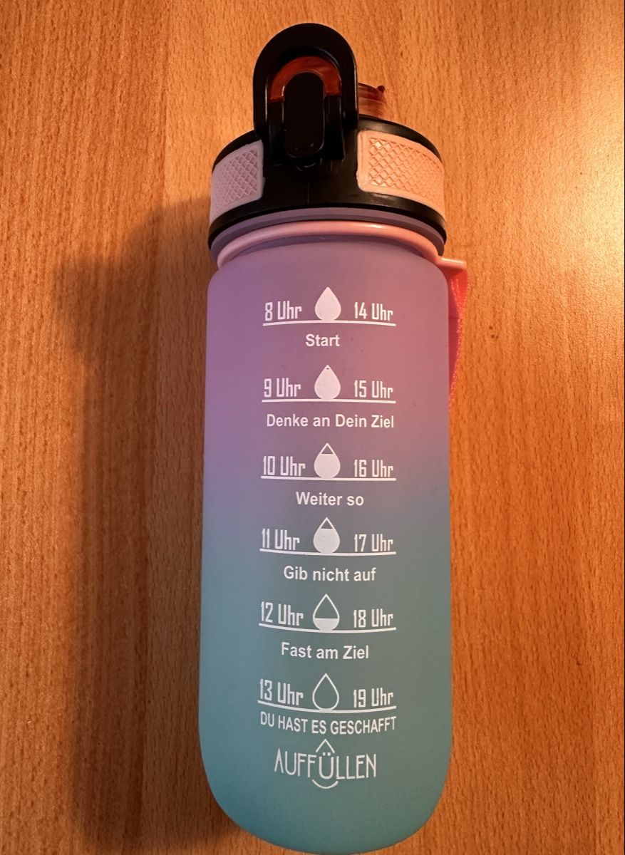 Borracce & Thermos: Trinkflasche 500ml mit Zeitmarkierung – Nuovo e nell'imballaggio originale da Mels venduto da man_w8ky