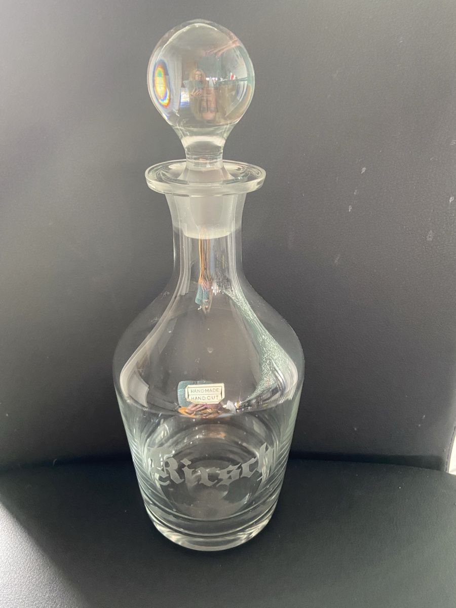 Caraffe: Sehr schöne alte Glas Karaffe – Usato da Oftringen venduto da andrax 5