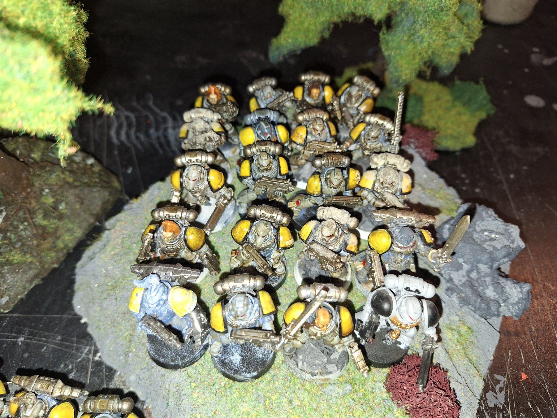 Statuette: Warhammer 40k Space Marines Armee - Bemalt! – Usato da Recherswil venduto da Toby.sk55 2