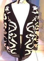 STRICKJACKE SCHWARZ WEISS NEU GR.42/44
