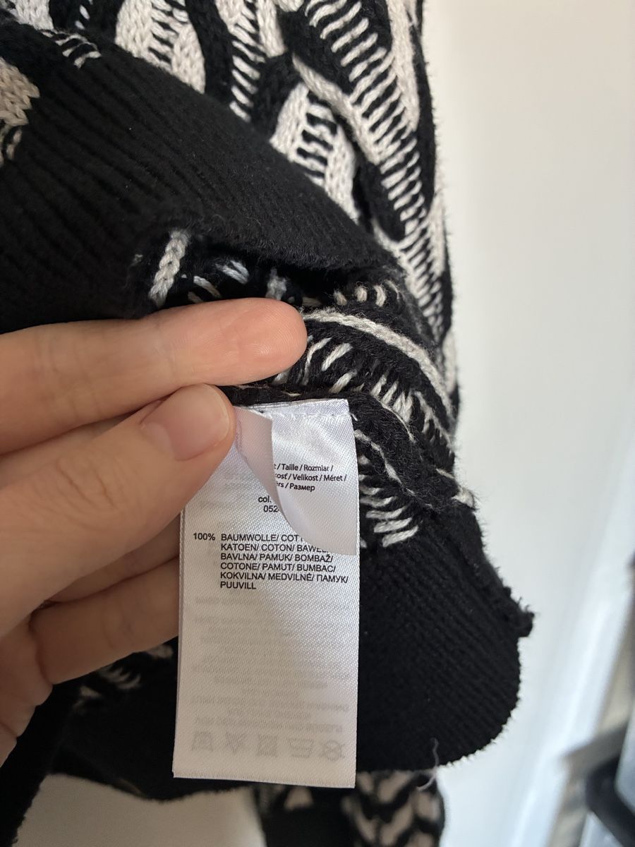 Maglioni & Felpe: Christian Berg Strickpullover Gr. L Schwarz/Weiss  – Usato da Wädenswil venduto da Gilmored83 3