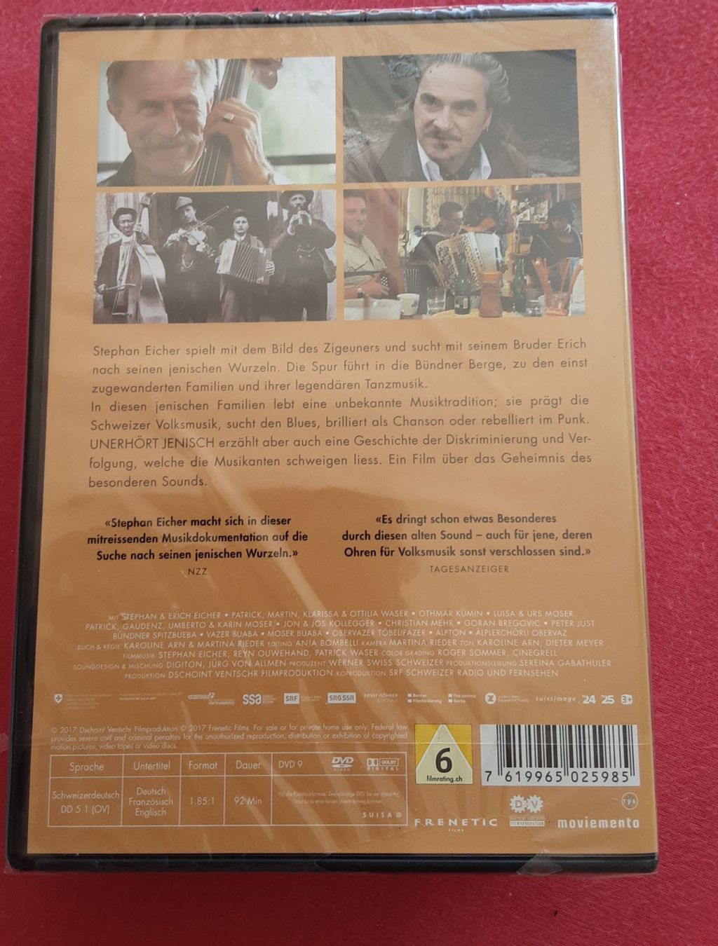 Tutti i DVDs: Unerhört Jenisch DVD: Stephan Eicher in der Schweiz 2017 ... – Usato da Bremgarten AG venduto da musiccollector 1