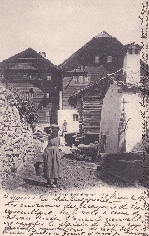 Hérémence Vs Intérieur Village Animée En 1913 Kaufen Auf Ricardo 