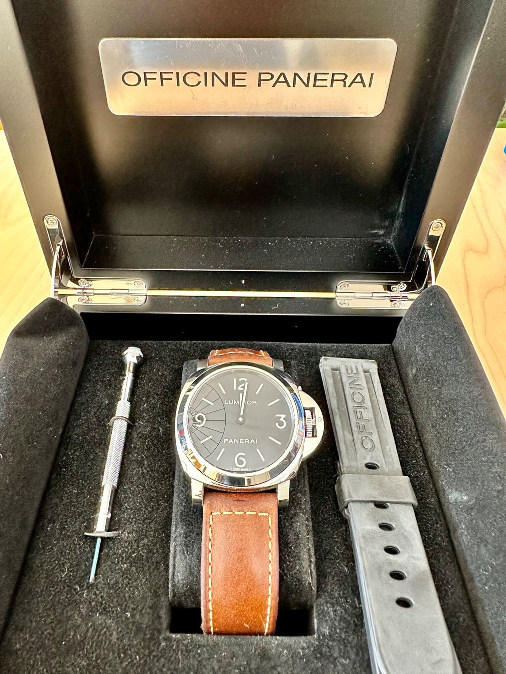 Panerai Orologi: Panerai Luminor Base Acciaio 44MM - PAM112 – Usato da Steinhausen venduto da oiseau 1