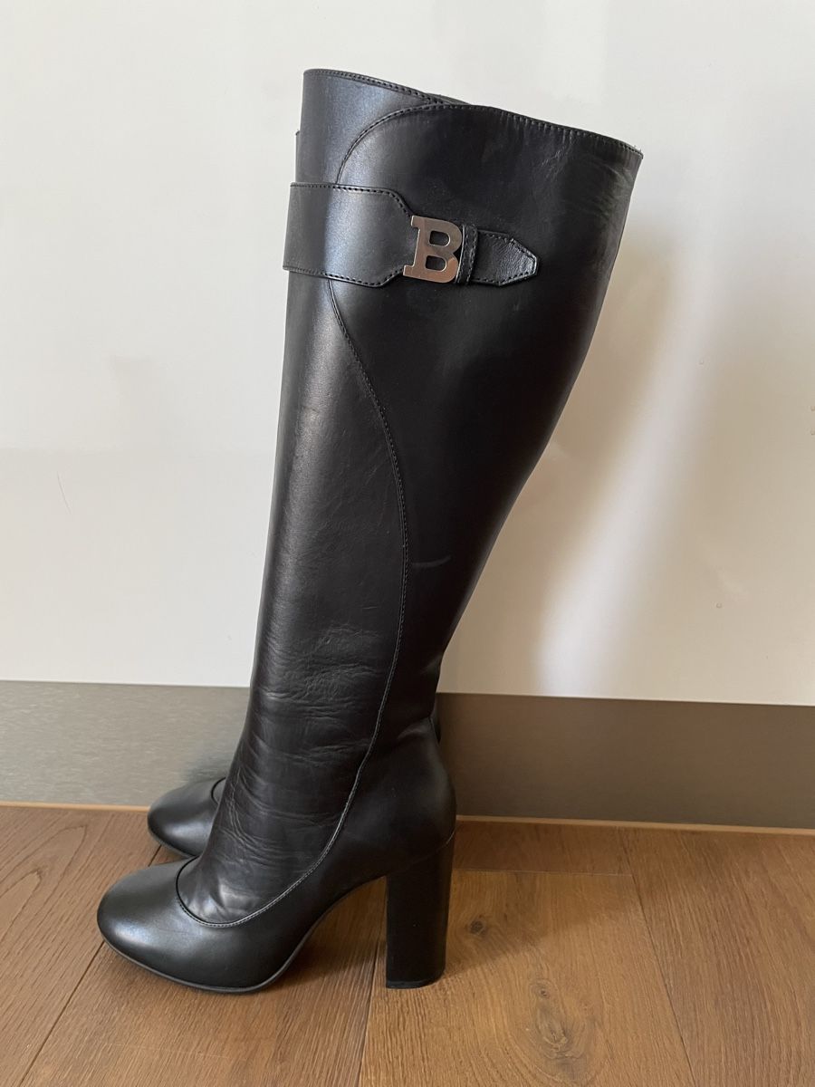 Scarpe da donna: BALLY Lederstiefel Damen Grösse 39 mit Absatz – Usato da Seuzach venduto da raismais 1