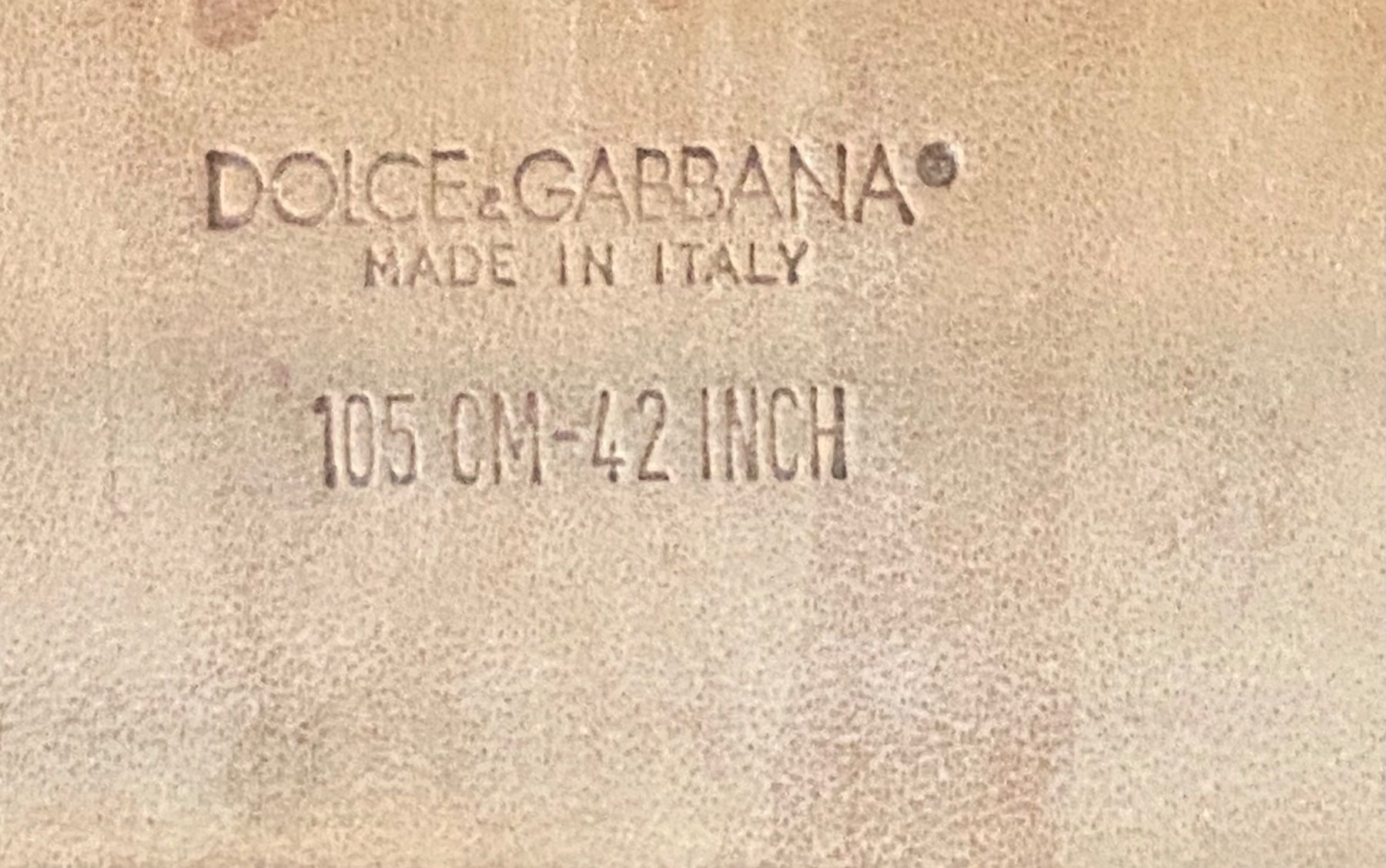 Dolce & Gabbana Cinture: DOLCE&GABBANA Leder Gürtel – Usato da Zürich venduto da Sol65 3