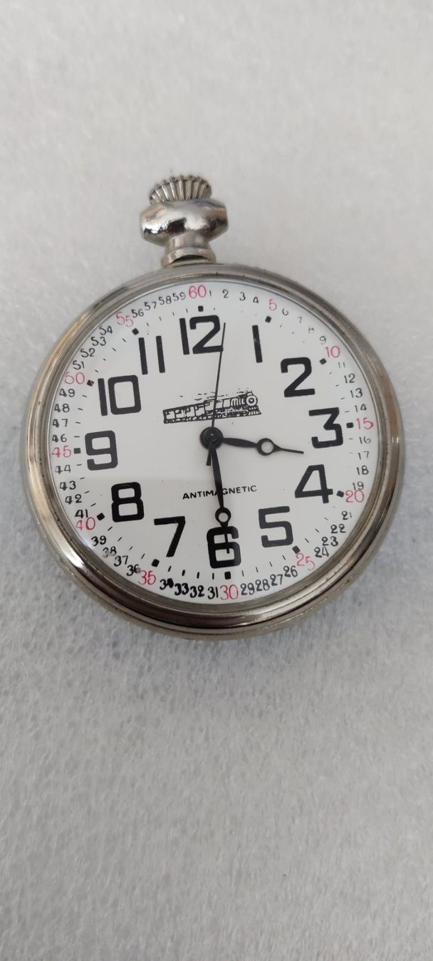Uhren: Handaufzug Eisenbahn Taschenuhr – Gebraucht aus Zürich von sendbad