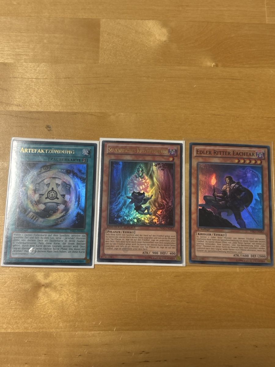 Yugioh Carte collezionabili: Yugioh Karten PRIO-DE 3X – Usato da Speicherschwendi venduto da YugisKartenKammer