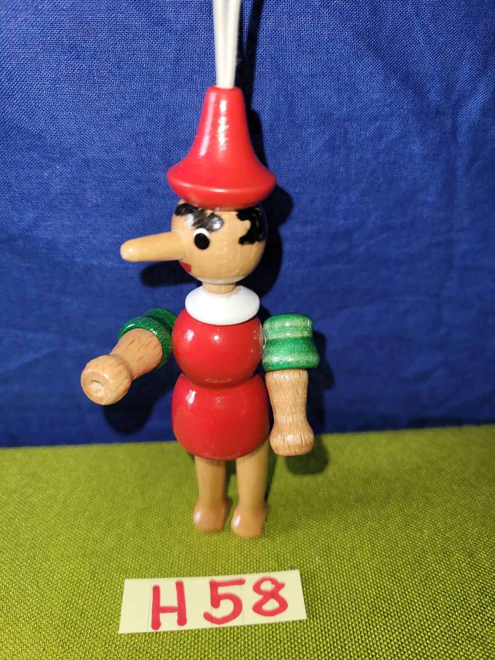 Statuette: Pinoccio Holzfigur,Puppe H58 – Usato da Aarberg venduto da Fink010