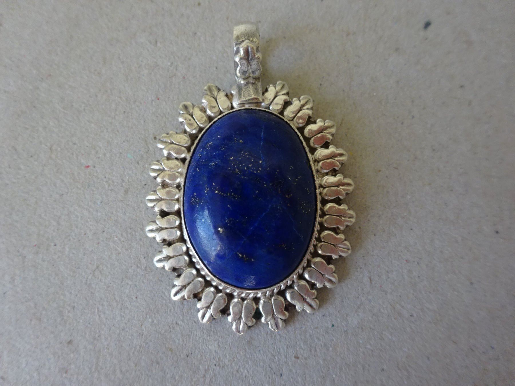 Ciondoli: Lapislazuli Anhänger - 925 Silber – Usato da Esslingen venduto da eintagammeer 1