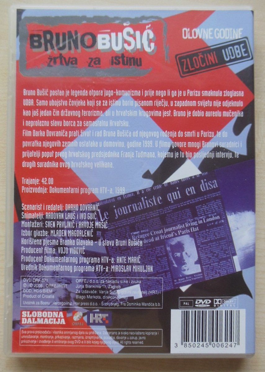 Tutti i DVDs: Kroatien DVD – Usato da Zwillikon venduto da Boban69 1