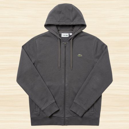 Lacoste Sport Kapuzenjacke – Grau – Gr. L (FR 5) – Top Zusta