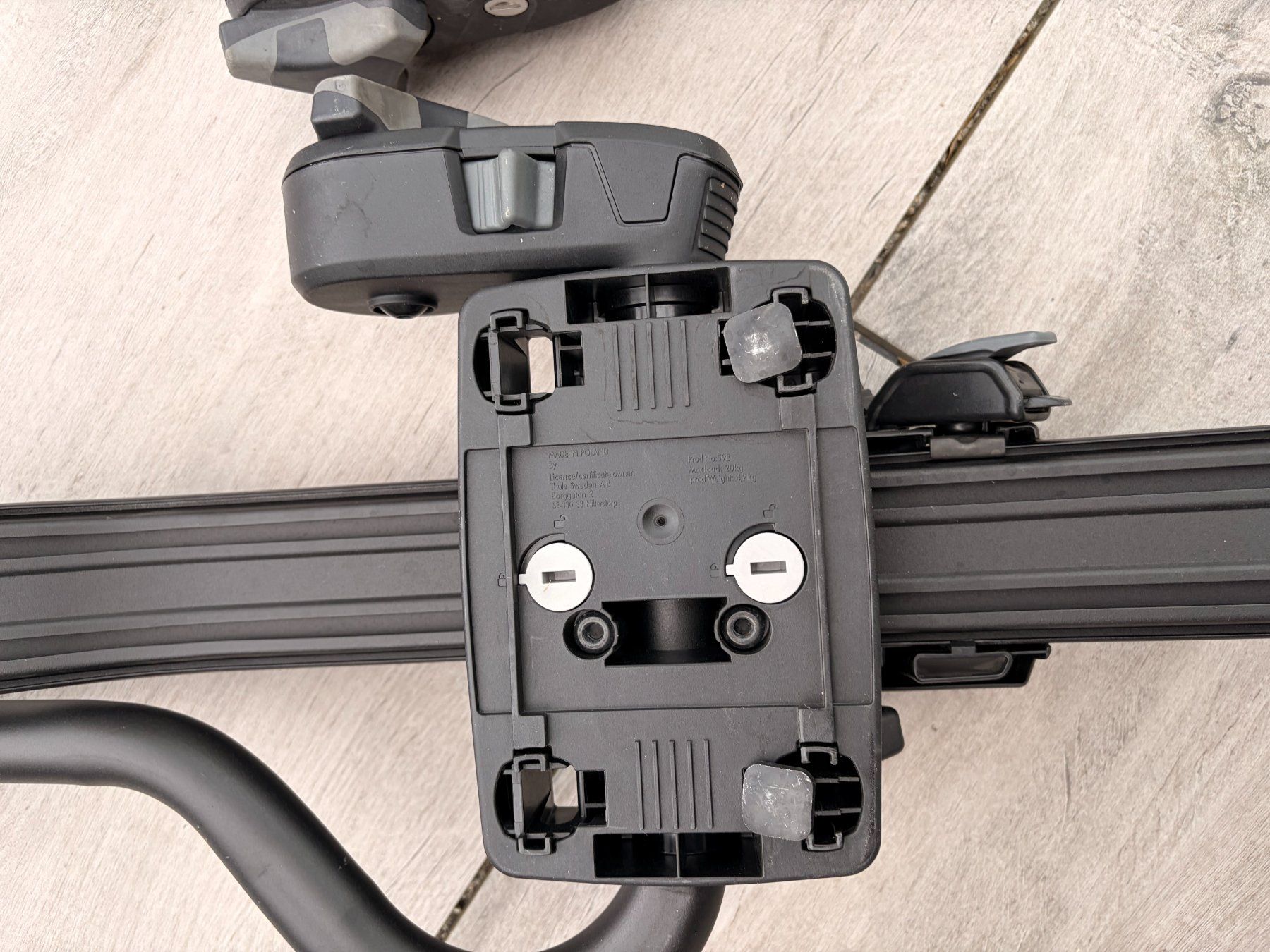 Thule Portapacchi: Thule Dach-Fahrradträger, 2 Stück – Usato da Henggart venduto da Micawe 4
