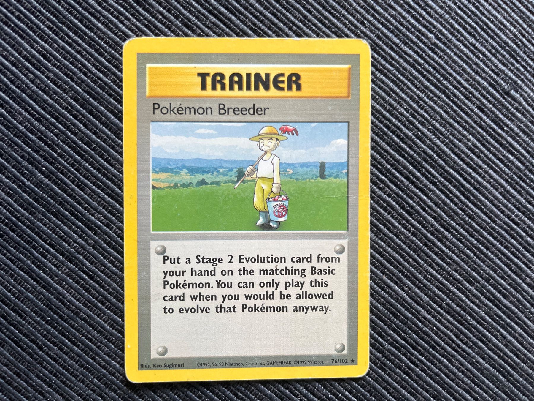 Pokémon Carte collezionabili: Pokemon Breeder Rare non Holo Base Set – Usato da Wabern venduto da Collectfun