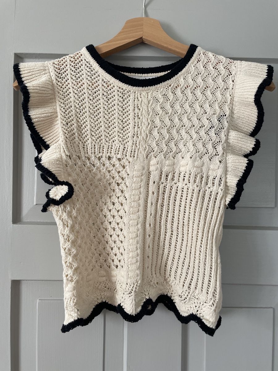 Zara Camicette: Zara crochet bluse  – Nuovo (secondo la descrizione) da Zürich venduto da M500ZH
