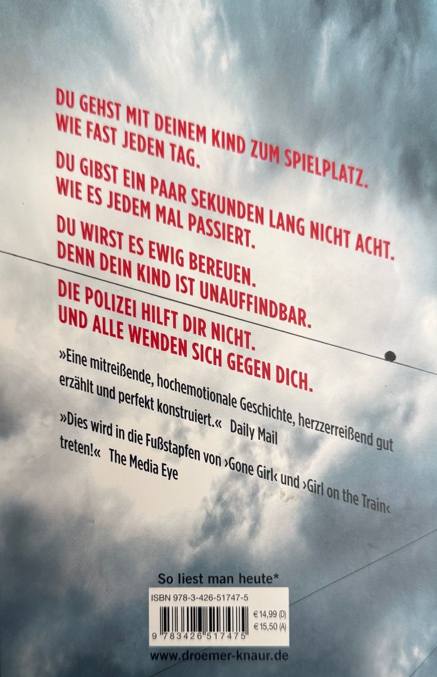 Bücher: Gilly Macmillan - Toter Himmel – Gebraucht aus Zäziwil von kreative-ideen 1