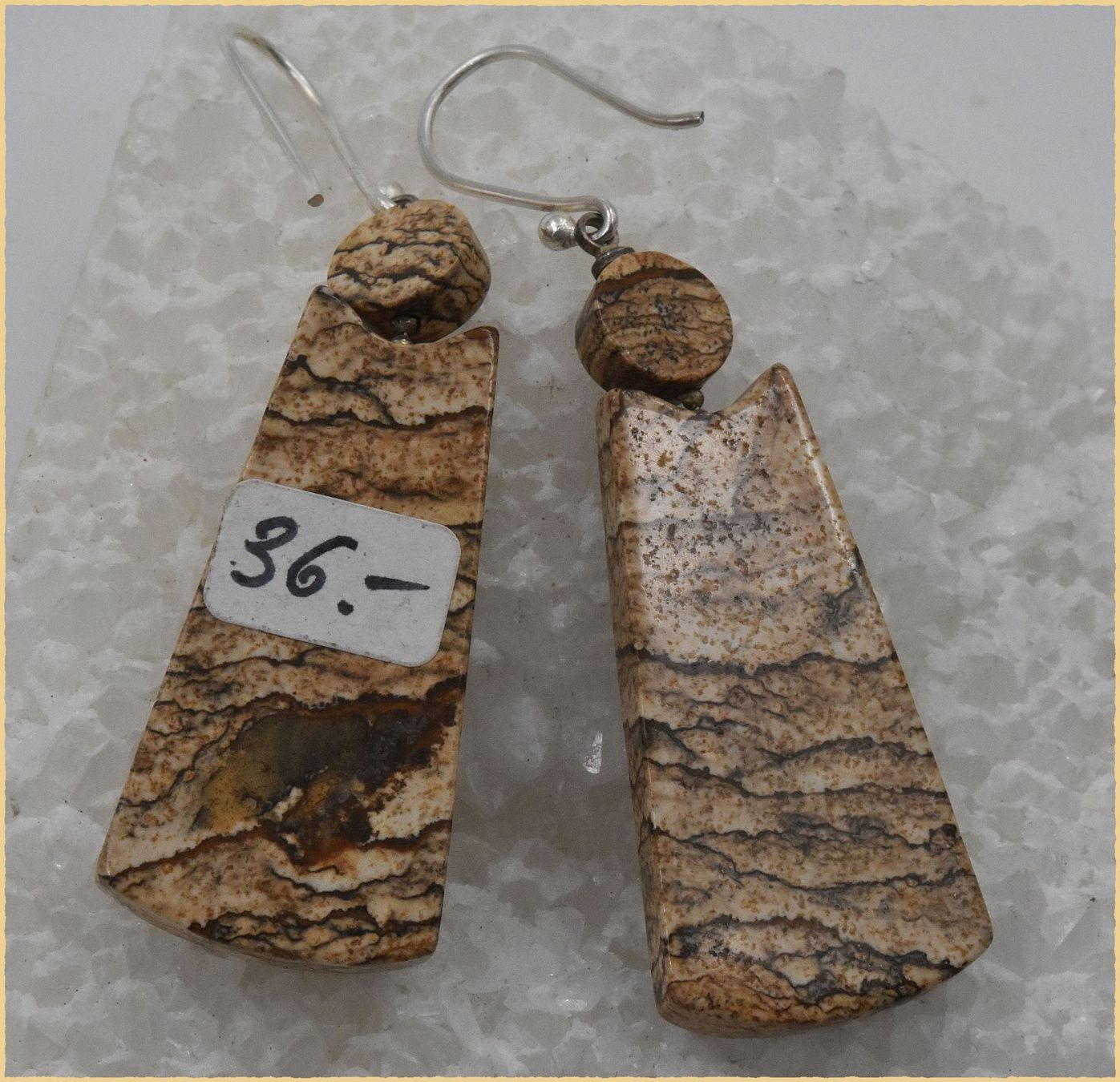 Orecchini pendenti & Orecchini a lobo: Landschafts Jaspis Ohrhänger 925 Silber – Nuovo e nell'imballaggio originale da Oberglatt ZH venduto da Goldfee1 2