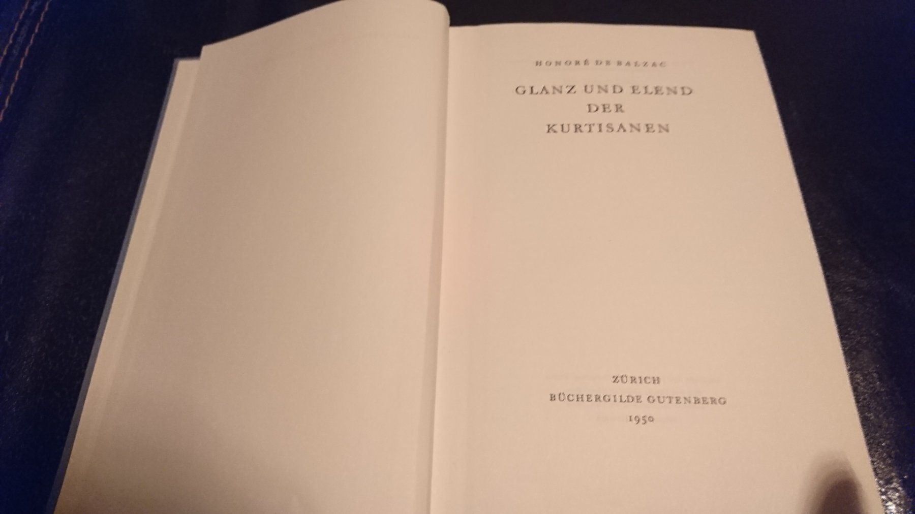 Libri: Balzac - Glanz und Elend der Kurtisanen – Usato da Remetschwil venduto da Privatflohmi 2