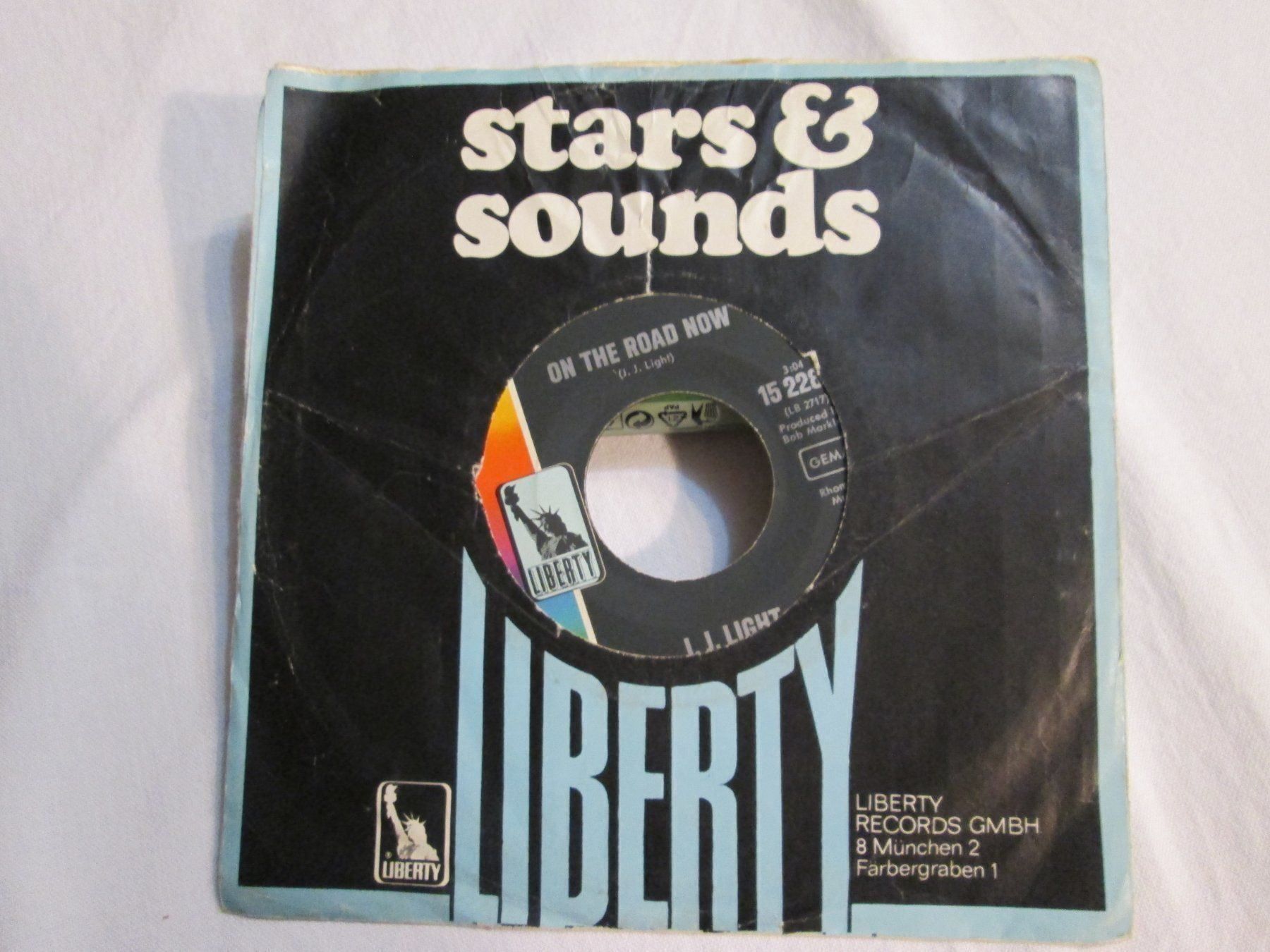 Dischi in vinile: Disque vinyle J.J. Light "On The Road Now" – Usato da La Chaux-de-Fonds venduto da Marteaux