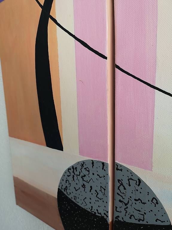 Dipinti: handgemaltes Gemälde Wandbild 3tlg 108x58 – Usato da Ostermundigen venduto da lid_sg9q 2