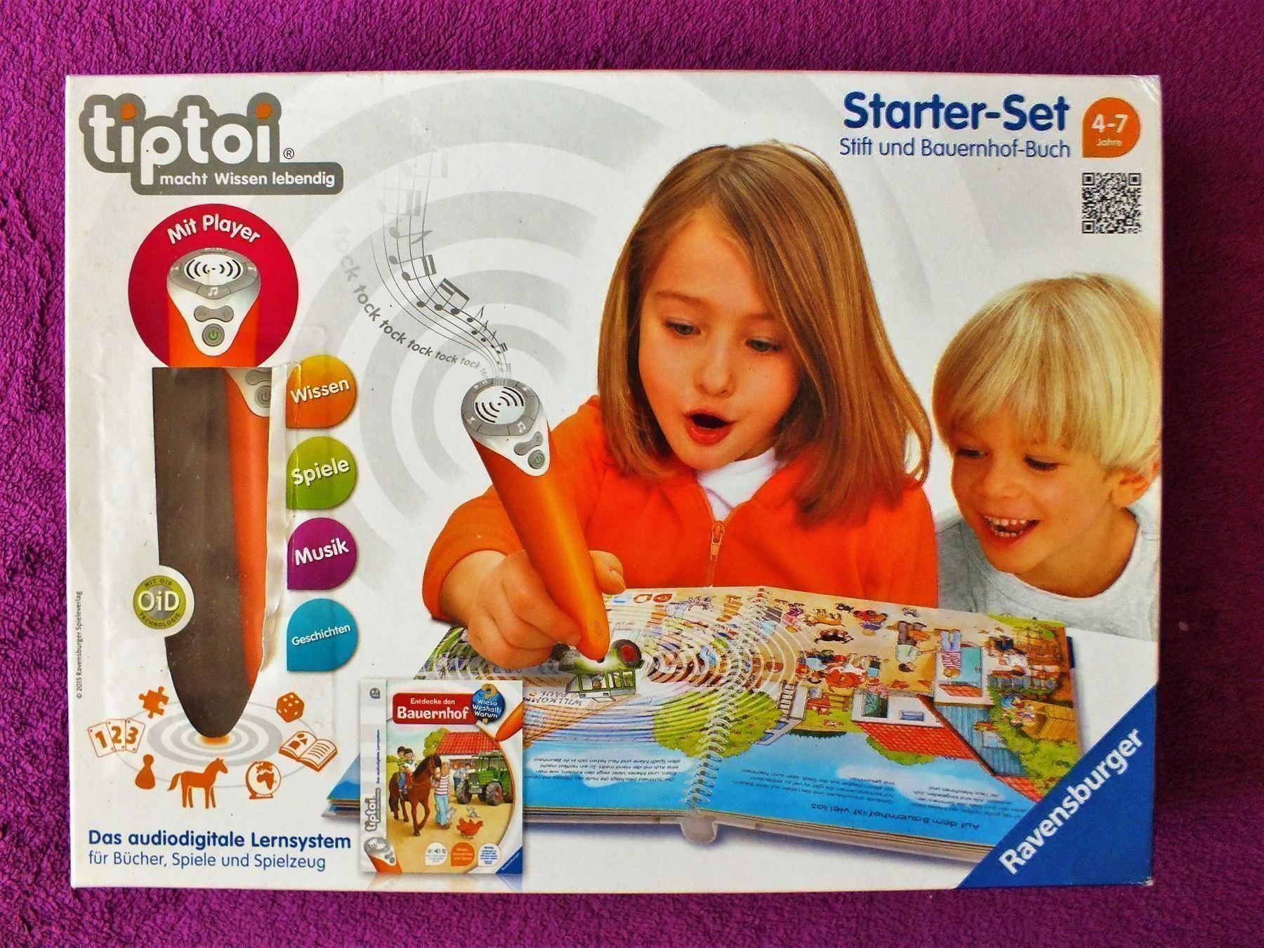 Tiptoi Giocattoli: tiptoi Starterset - Stift mit Player & Bauernhof Buch – Usato da Müllheim Dorf venduto da Seeeule01