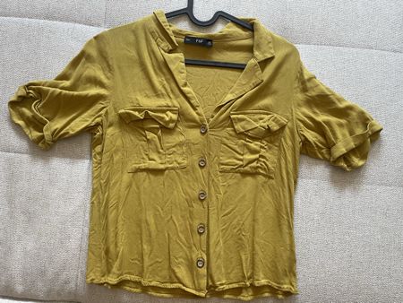 F&F Blouse mustard yellow size 36 used condition