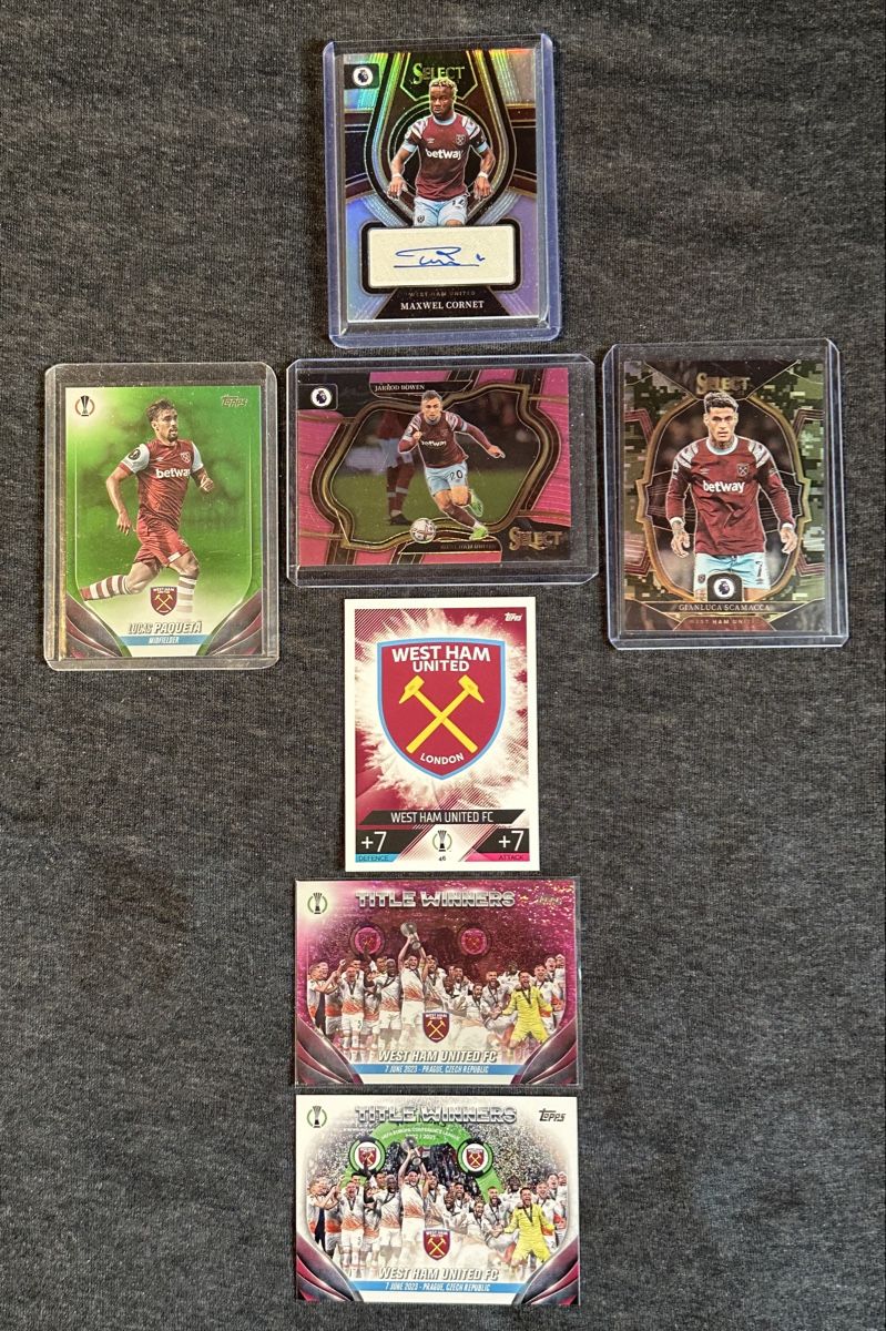 Topps Carte collezionabili: WESTHAM UNITED SAMMLUNG – Nuovo (secondo la descrizione) da Binz venduto da Cediboy 3