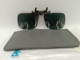 Vintage Polaroid Clip-On Sonnenbrillenaufsatz – NEU/ NOS