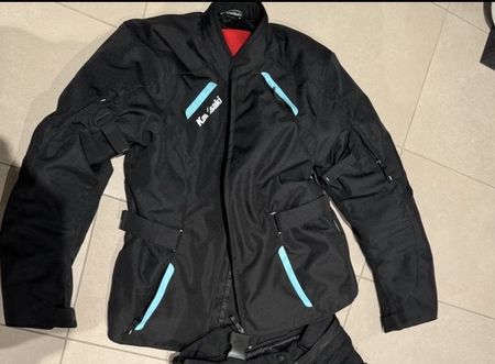 Kawasaki Motorradjacke Textil, Schwarz, Grösse M - Top!