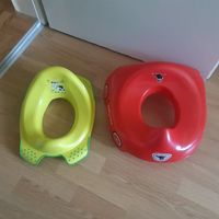 2 x WC-Sitz Verkleinerer, Cars und Bauernhoftiere