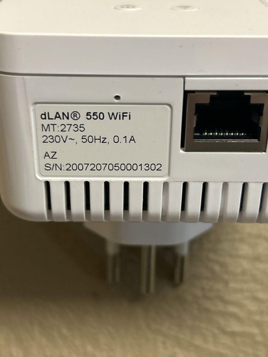 Devolo WiFi: Devolo dLAN 550 WiFi Duo+ Powerline Adapter Set, Top! – Nuovo (secondo la descrizione) da Romanshorn venduto da Engel22 3
