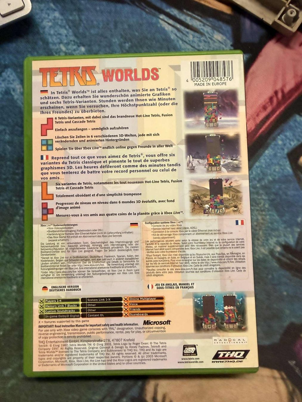 Microsoft Giochi: Tetris Worlds Microsoft Xbox Classic – Usato da Giubiasco venduto da Ticinerd 1