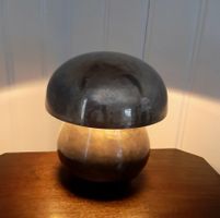 Antike Art Deco Pilz Lampe