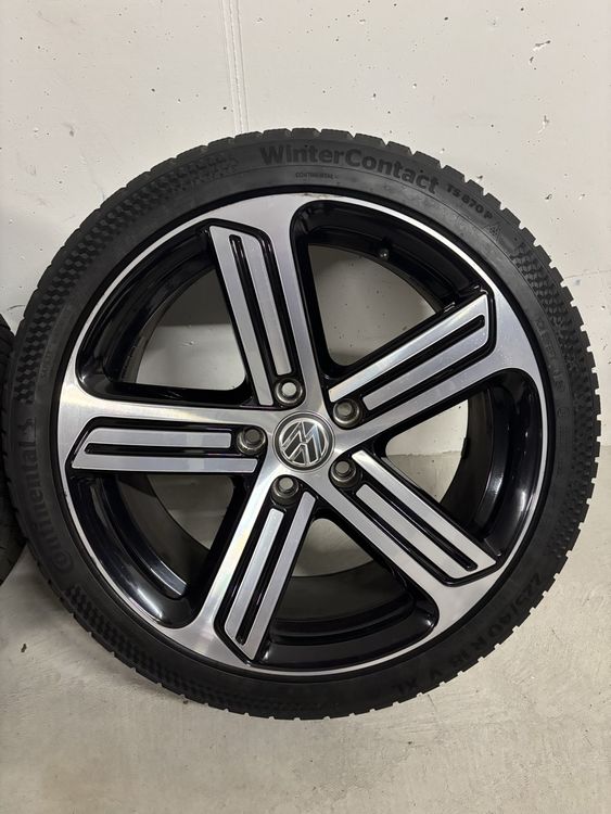 Original VW Golf R Alufelgen Winterräder 18 Zoll Top Zustand (Gebraucht ...