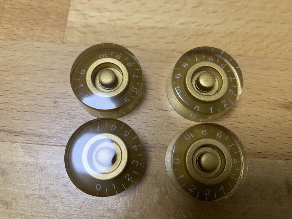 Strumenti musicali: Les Paul Knobs Gold – Nuovo e nell'imballaggio originale da Zürich venduto da richie02 1