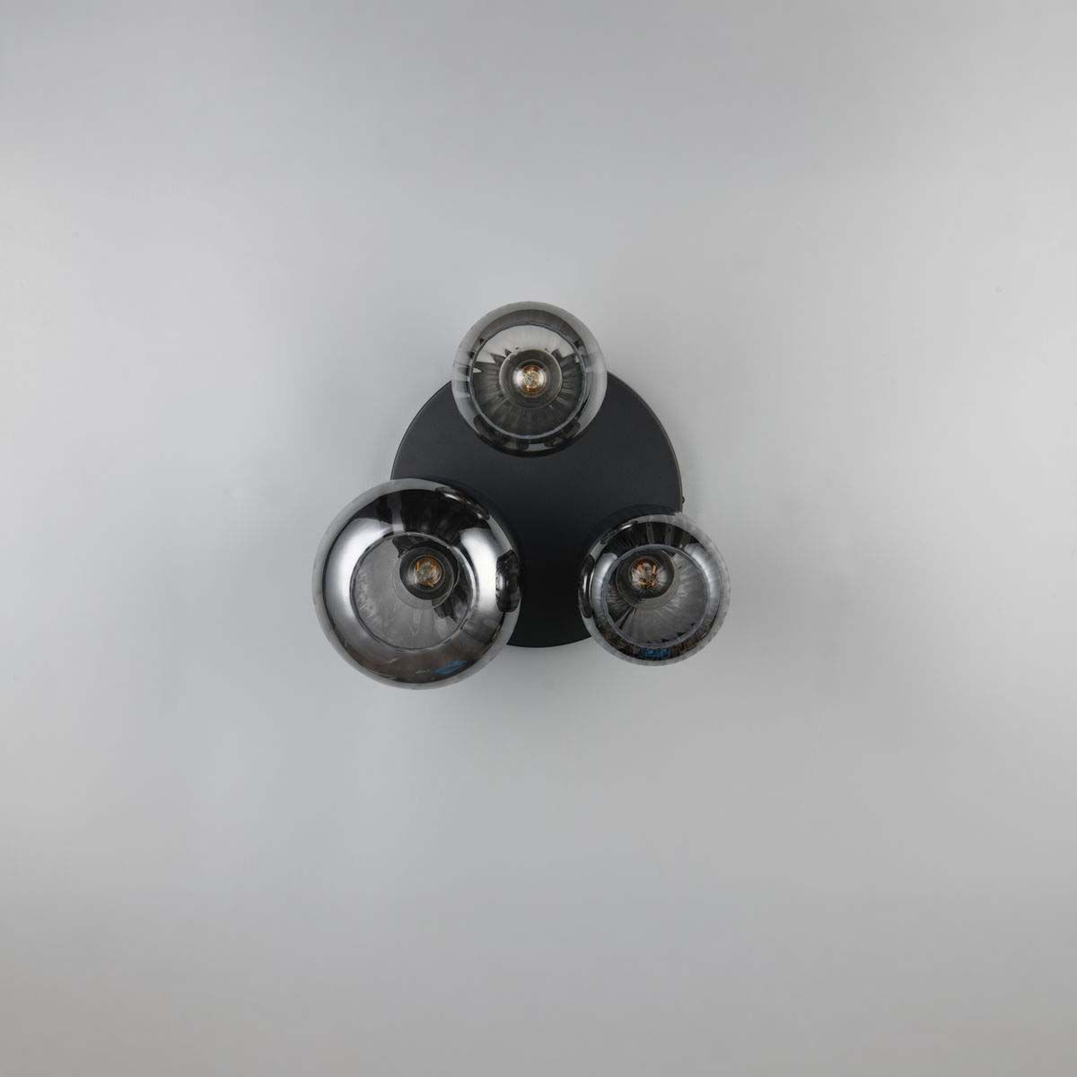 Lampadari & plafoniere: Deckenleuchte, Schwarz, Chrom, 29 cm Ø – Nuovo (secondo la descrizione) da Kreuzlingen venduto da Smart-Light 5
